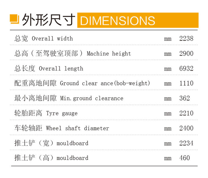 k8凯发国际DLS100-9A 9.7吨轮式液压挖掘机外形尺寸